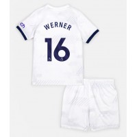 Tottenham Hotspur Timo Werner #16 Koti Peliasu Lasten 2023-24 Lyhythihainen (+ Lyhyet housut)